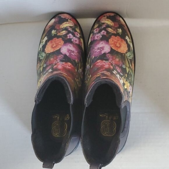 Elliott Lucca Palmira Floral Chelsea Boots Booties Ankle Rain Womens WOMANS 7.5 - Picture 6 of 14